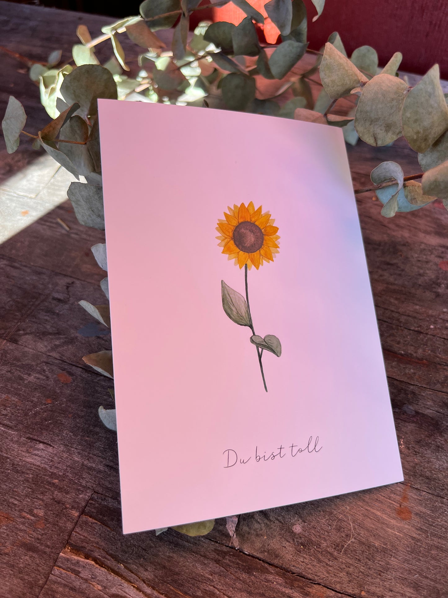 Karte „Du bist toll“