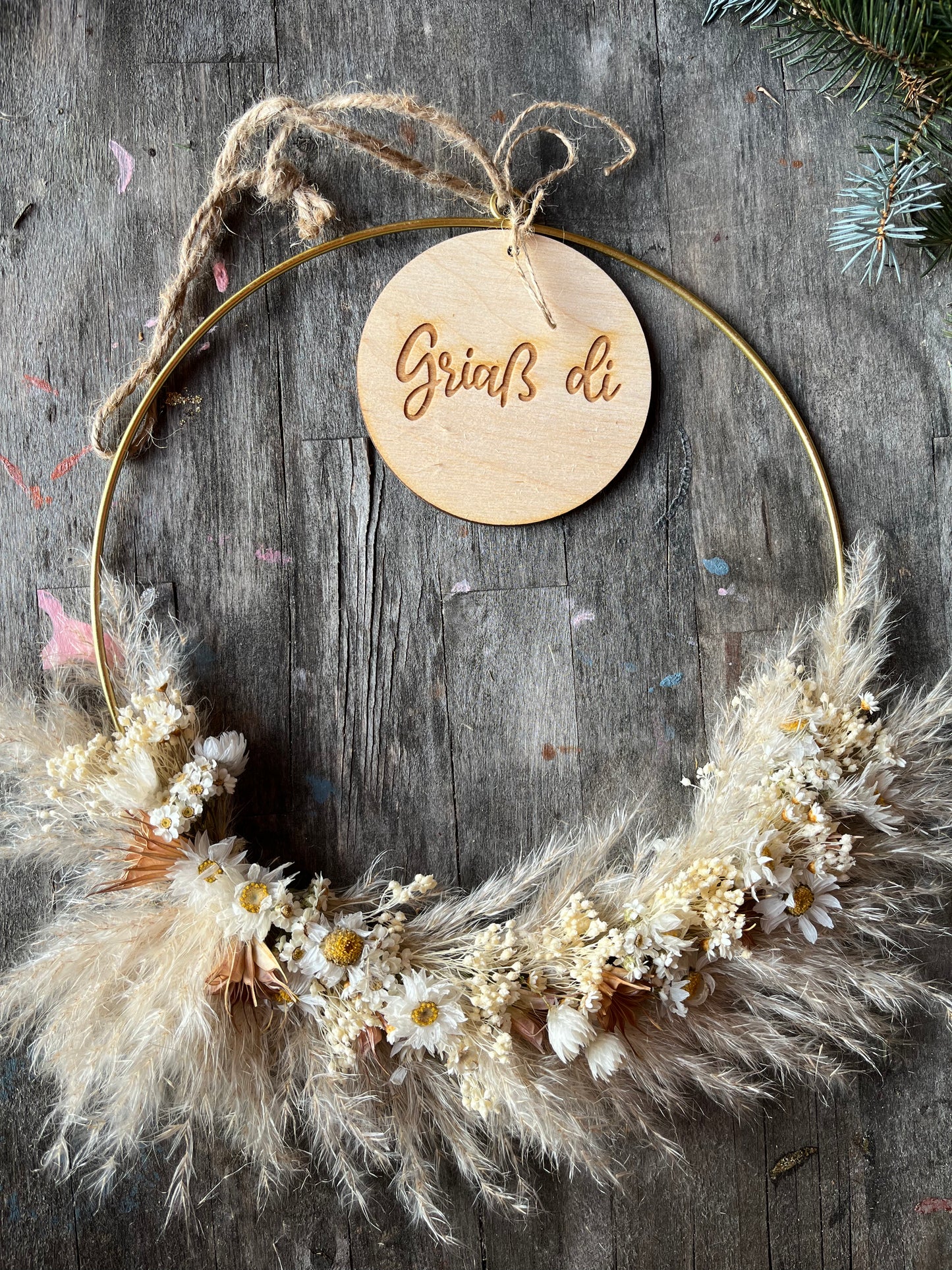 Kranz „Griaß di“