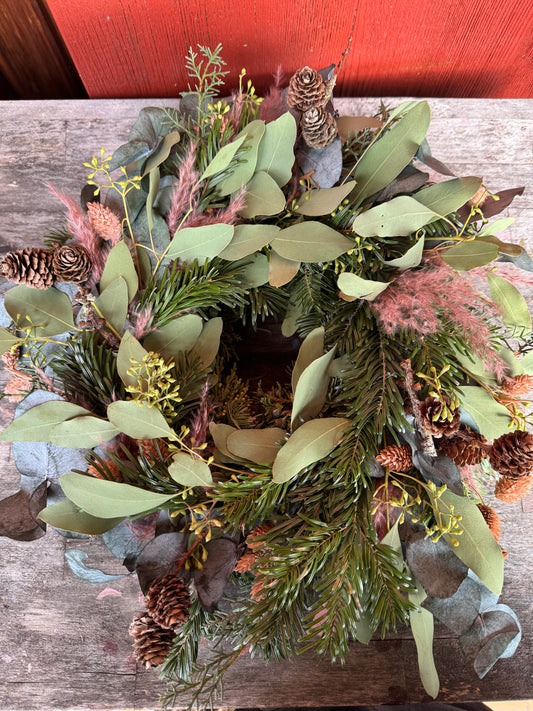 Workshop „Winterlicher Türkranz“ am 07.12.